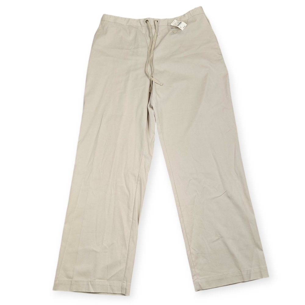 NEW August Max Lightweight Beige Khakis Pants Women's Size 18W (Size 5)
